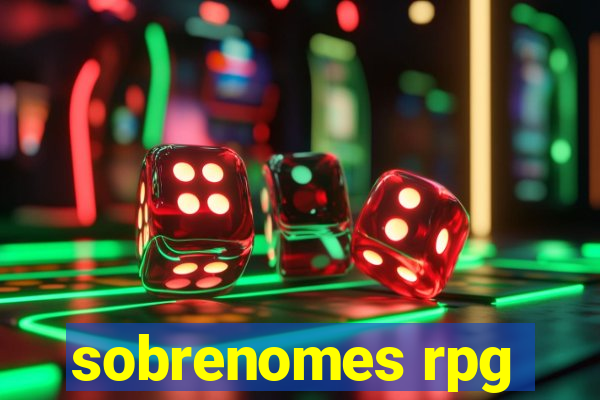 sobrenomes rpg